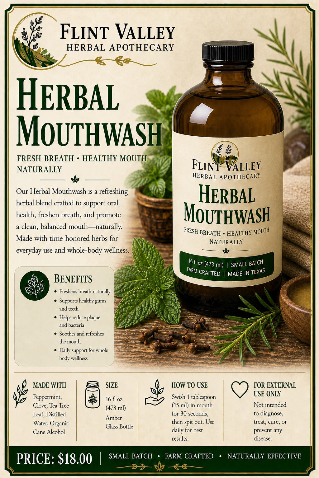Herbal Mouthwash