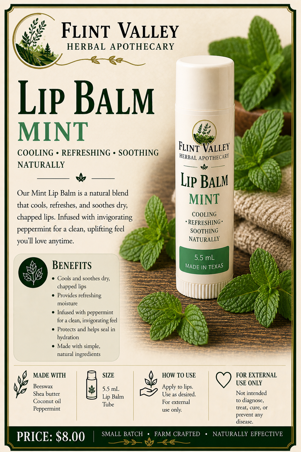 Mint Lip Balm